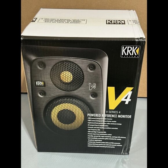 KRK V4 Powered Studio Monitor speakers ( SHELL ONLY ) BOX Q - Picture 1 of 4